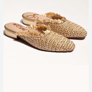 Sam Edelman Gold and Tan Women's Shoes